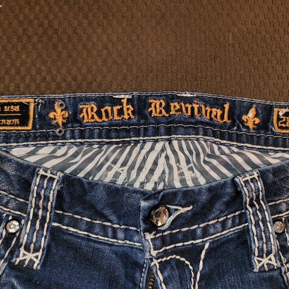 Rock Revival Jillian Easy Boot Jeans Size 6 (28) - Picture 3 of 5